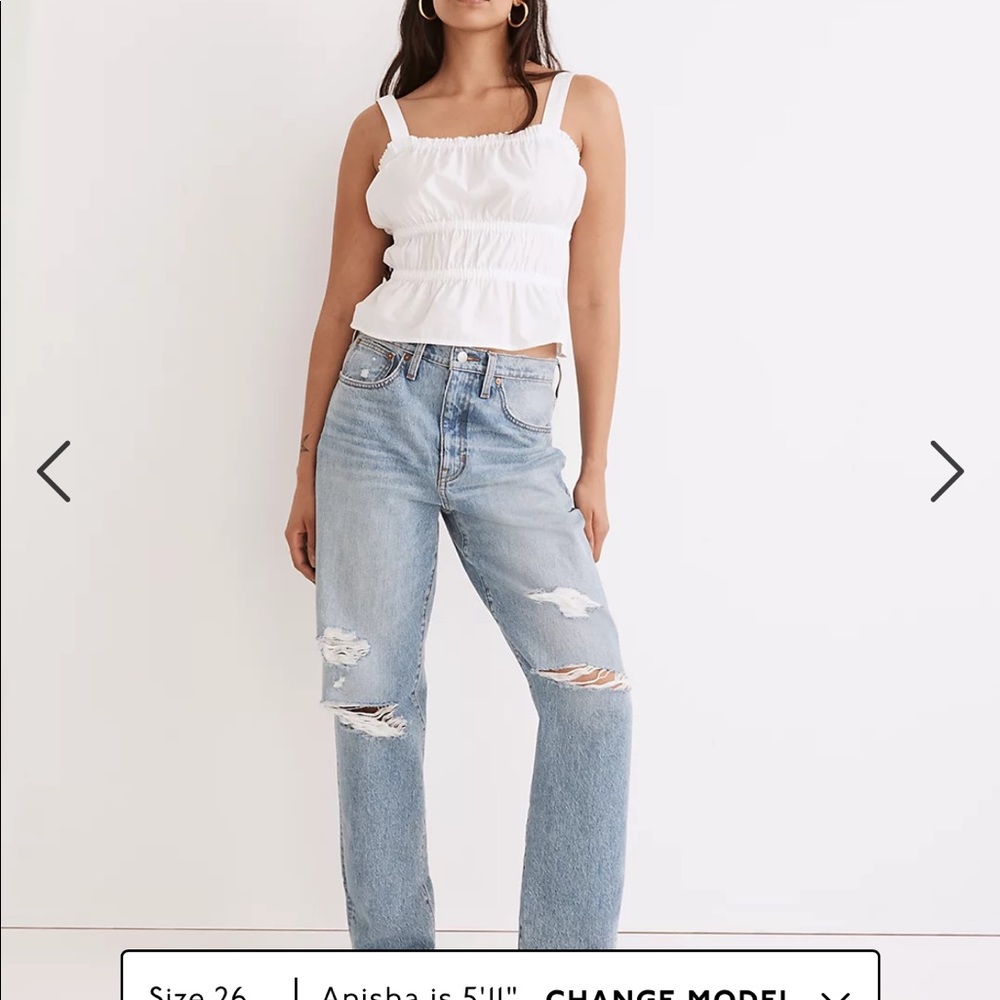 Madewell dad jeans size 28 NWT